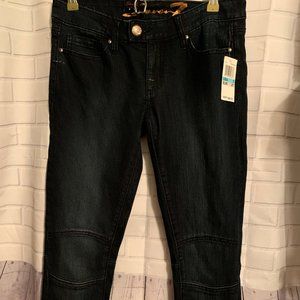 New Seven 7 skinny dark wash jeans